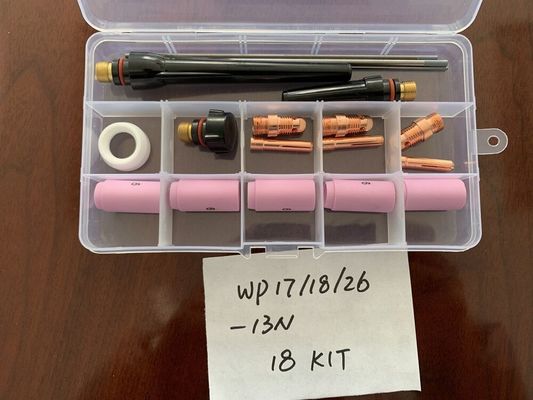 Kit de consumíveis de tocha de soldagem TIG personalizado para PTA DB SR WP 17 18 26 13N 53N 54N