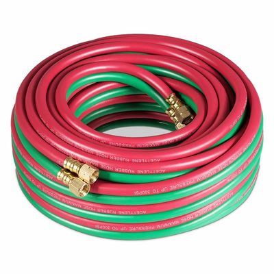1/4 de polegada preto Twin Soldagem Tocha mangueira para versátil e Oxy Acetylene cortar oxigênio