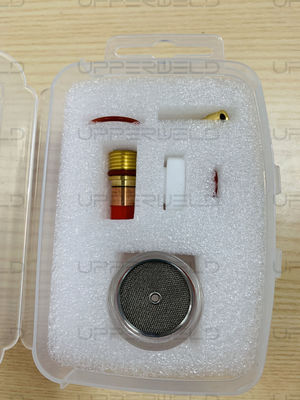 Kit de tocha de soldagem TIG de vidro de borracha de cobre WP9/20 Nozzle Set de 7 para todas as séries WP-9/20/25