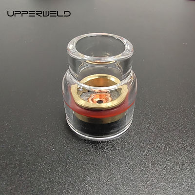 Componentes e acessórios de tocha de soldagem Tig clara Kit de bocal de champanhe com adaptador 2,4 mm