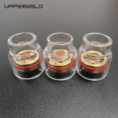 Componentes e acessórios de tocha de soldagem Tig clara Kit de bocal de champanhe com adaptador 2,4 mm
