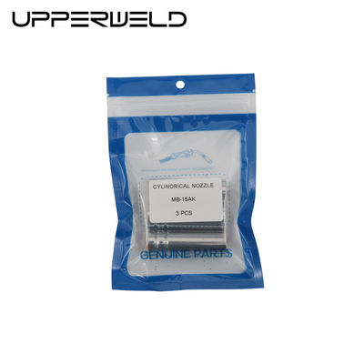 Consumíveis de solda Binzel UPPER 15AK Bocal de gás com material de cobre e comprimento de 53 mm