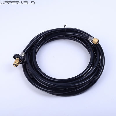 Adaptador de propano de GLP de comprimento de 12 pés/25 pés/50 pés com ligação rápida e mangueira de gás de borracha superior