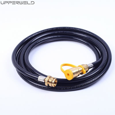 24 pés de borracha natural de gás de soldadura mangueira de gás liquefeito com 3/8 de polegada Quick Connect/Disconnect Industrial-Grade