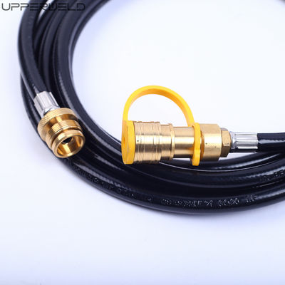 24 pés de borracha natural de gás de soldadura mangueira de gás liquefeito com 3/8 de polegada Quick Connect/Disconnect Industrial-Grade