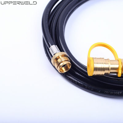 24 pés de borracha natural de gás de soldadura mangueira de gás liquefeito com 3/8 de polegada Quick Connect/Disconnect Industrial-Grade