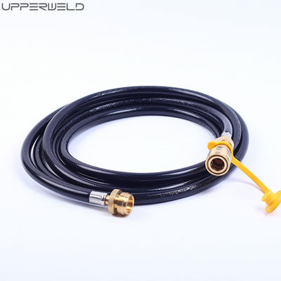 24 pés de borracha natural de gás de soldadura mangueira de gás liquefeito com 3/8 de polegada Quick Connect/Disconnect Industrial-Grade