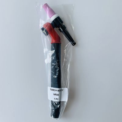 Corpo de tocha de cerâmica NR-20 TIG personalizado Pescoço giratório TIG Soldadura Cabeça de tocha arrefecida a ar