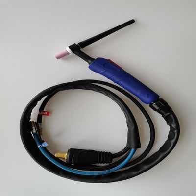 Refrigeração por água WP20 Argon Tig Tocha completa com bocal de cerâmica e fácil operação