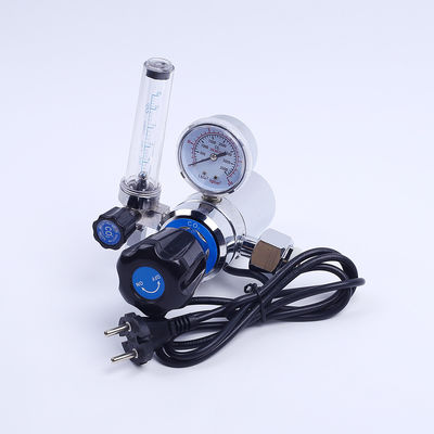 Regulador de argônio com medidor de caudal para soldador TIG MIG Soldador Pressômetro de CO2 CGA580
