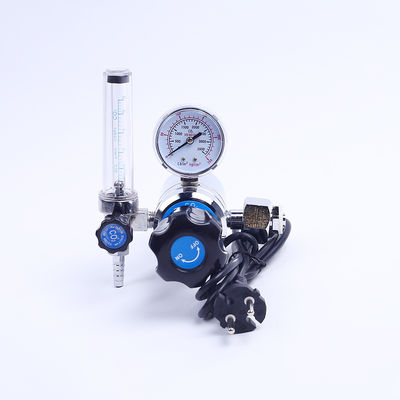 Regulador de argônio com medidor de caudal para soldador TIG MIG Soldador Pressômetro de CO2 CGA580