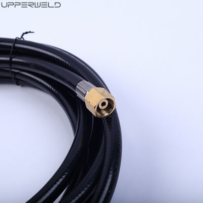 Adaptador de propano de GLP industrial de 12 pés com conexão rápida e mangueira de gás de borracha de 1/4 de polegada