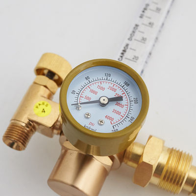 Regulador de argônio de CO2 para pressão de entrada de 4000 psi e mangueira de 10 pés