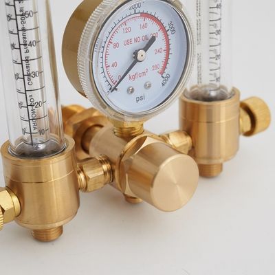 Regulador de CO2 de argão de alta pressão para soldadores de gases padrão de manômetro de pressão de 3500 psi