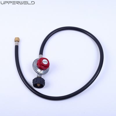 Regulador de propano de alta pressão 0-5PSI ajustável para frigideira, fogão exterior e muito mais