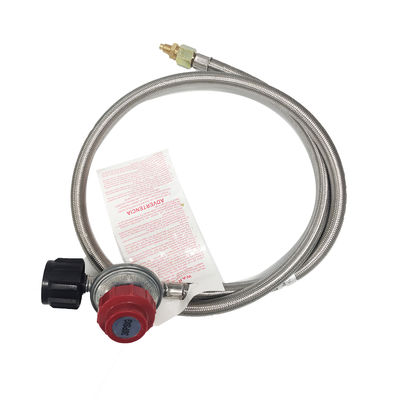 5 polegadas mangueira de gás de gás liquefeito propano aço inoxidável trançado camper tanque mangueira de gás 4 * 4 * x 15 GLP de