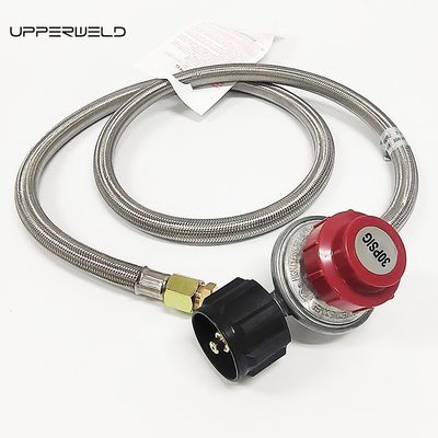 5 polegadas mangueira de gás de gás liquefeito propano aço inoxidável trançado camper tanque mangueira de gás 4 * 4 * x 15 GLP de
