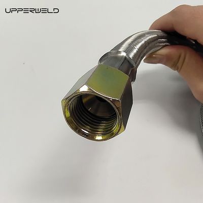5 polegadas mangueira de gás de gás liquefeito propano aço inoxidável trançado camper tanque mangueira de gás 4 * 4 * x 15 GLP de