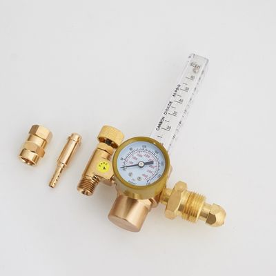 Medidor de fluxo do regulador de argão de dupla saída para redução de gás de alta pressão para controlo de ar de CO2