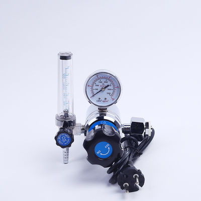 Regulador de CO2 de soldadura do medidor de caudal de pressão com redutor de pressão e botão de regulação