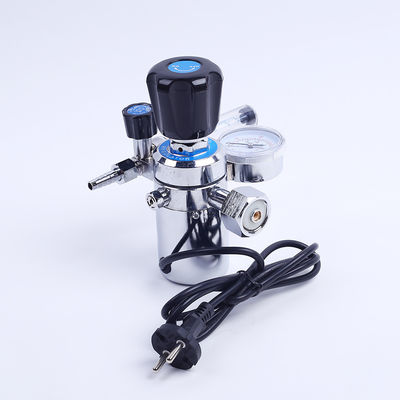 Regulador de CO2 de soldadura do medidor de caudal de pressão com redutor de pressão e botão de regulação