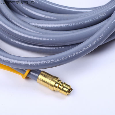 Grelha de gás Tubos de propano trançados de aço inoxidável Adaptador de tubos de gás Conjunto de extensão para fogão