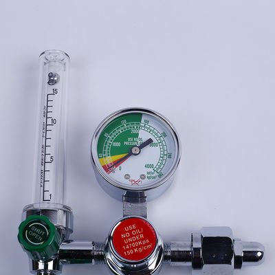 Medidor de fluxo de gás de oxigénio médico com regulador de válvula de redução de alta pressão e segurança