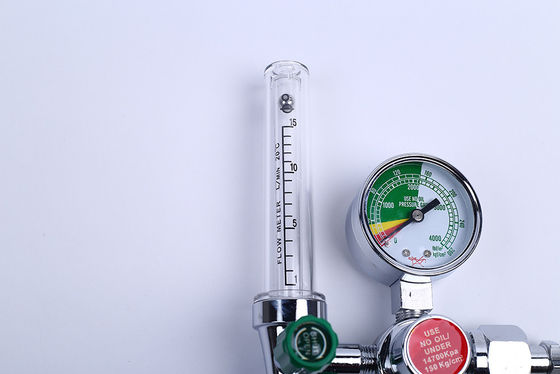 Medidor de fluxo de gás de oxigénio médico com regulador de válvula de redução de alta pressão e segurança