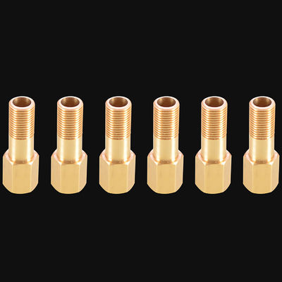 Tubos de gás liquefeito de latão de extensão de cordas de conector de tubos 1/8" 1/4" 3/8" cabeça feminina