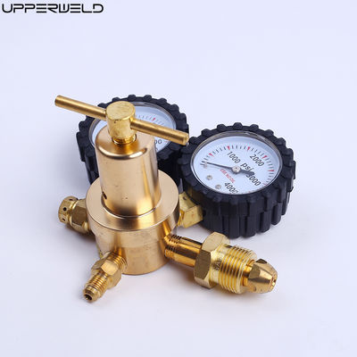 Regulador de gás dos gases padrão com pressão de entrega de 0-400 PSI e saída de entrada de latão
