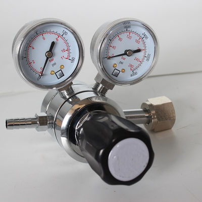 Regulador de laboratório de duplo estágio para medição de nitrogénio, hélio e argônio de gases especiais