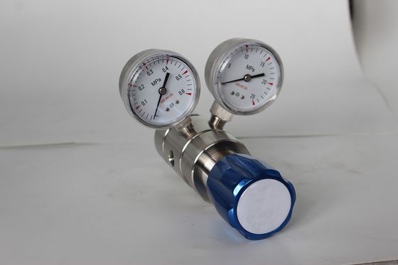 Regulador de laboratório de duplo estágio para medição de nitrogénio, hélio e argônio de gases especiais