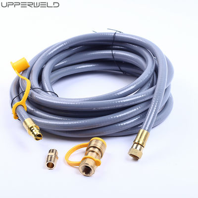 5/8&quot;/1/8&quot;/1/4&quot; Conectar tamanho 10/12/24 pés mangueira de gás natural para aquecedor de lareira Grill