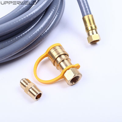 5/8&quot;/1/8&quot;/1/4&quot; Conectar tamanho 10/12/24 pés mangueira de gás natural para aquecedor de lareira Grill