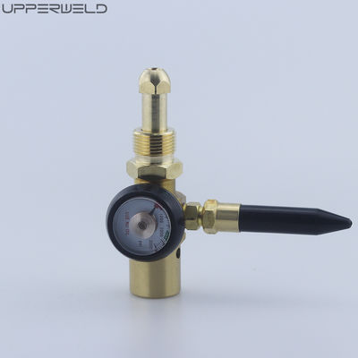 Redutor de gás Inflador de enchimento de balão de hélio látex 0-3000 PSI com calibre para válvula do tanque CGA580