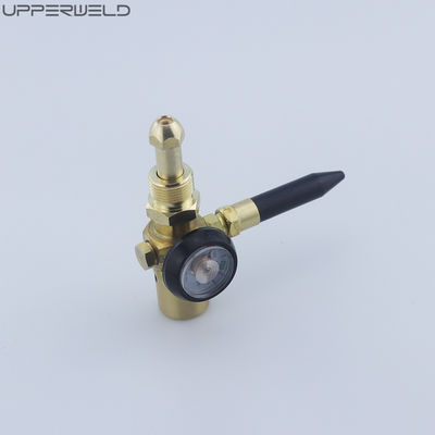 Redutor de gás Inflador de enchimento de balão de hélio látex 0-3000 PSI com calibre para válvula do tanque CGA580