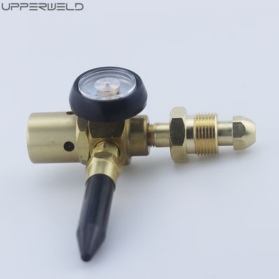 Redutor de gás Inflador de enchimento de balão de hélio látex 0-3000 PSI com calibre para válvula do tanque CGA580
