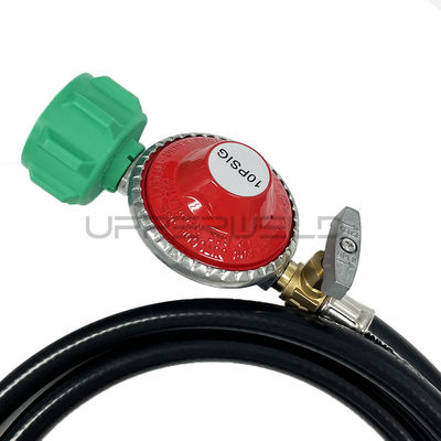 5FT mangueira e válvula de GPL regulador de pressão de propano 0-5PSI para cilindro de gás