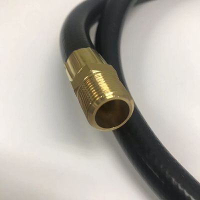 3/8&quot; MNPT x 1/2&quot; Female Flare Swivel Rubber LPG Hose para tanques de propano de alta pressão