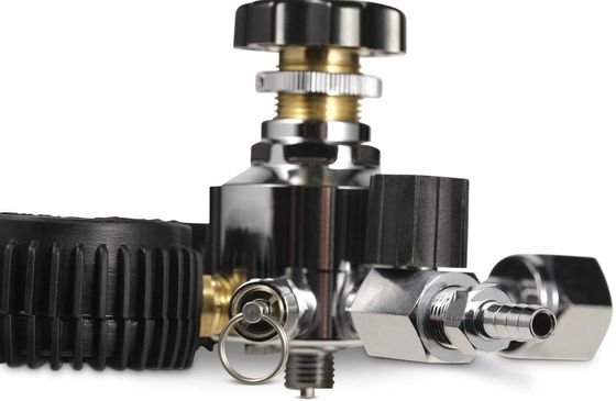 110V/220V Regulador de barril de cerveja de CO2 de duplo estágio com válvula de pressão de segurança e desempenho