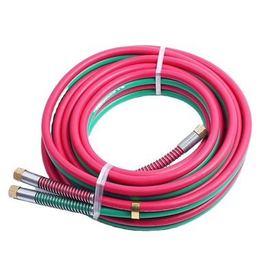 SAE Padrão Tubos de borracha bicolor de gás Oxigénio Acetileno Tubos de soldadura Tubos de propano 12FT 50FT
