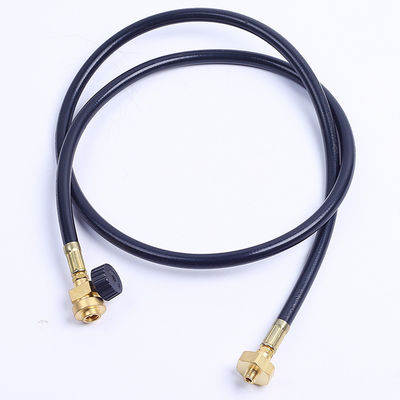 15 pés mangueira preto LPG superior Propano Adaptador de Brass Kit de mangueira para autocaravanas Tanque RV acampamento