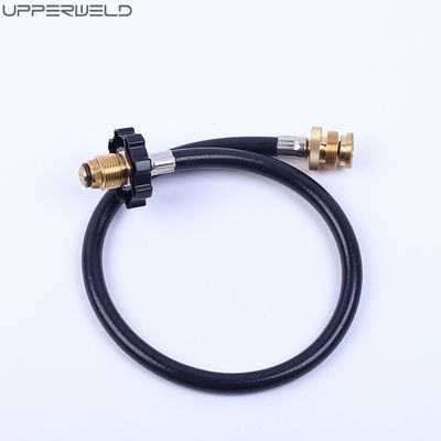 15 pés mangueira preto LPG superior Propano Adaptador de Brass Kit de mangueira para autocaravanas Tanque RV acampamento