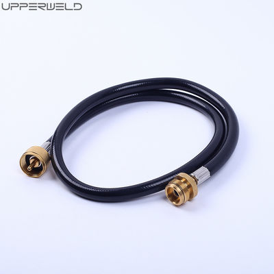 15 pés mangueira preto LPG superior Propano Adaptador de Brass Kit de mangueira para autocaravanas Tanque RV acampamento