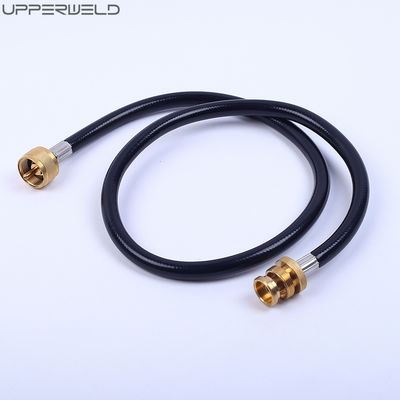 15 pés mangueira preto LPG superior Propano Adaptador de Brass Kit de mangueira para autocaravanas Tanque RV acampamento
