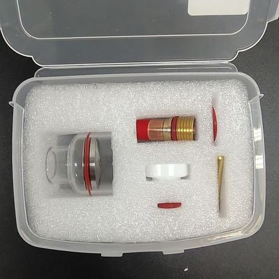 Wp17/18/26 Série Long Wedge Collet 50mm 1/8 para Soldadura Tig Torch 17.2 * 9.3 * 2cm