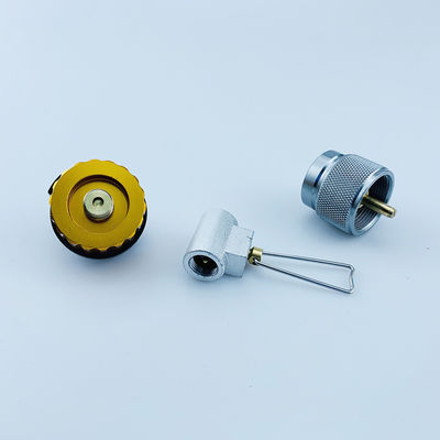 O adaptador de latão para queimador de gás e tanque de cilindro de butano