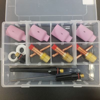 Kit de bocal de cerâmica de 54N durável para acessórios essenciais da tocha de soldagem TIG WP17/18/26