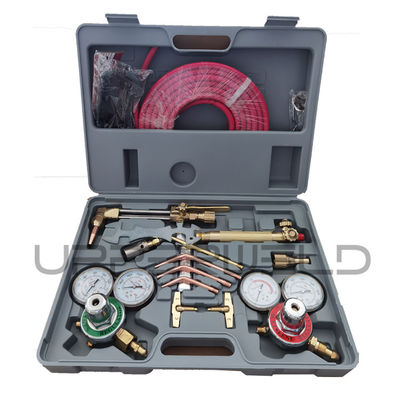 Kit de corte de solda Regulador de gás de oxigénio acetileno com mangueira dupla e bocal de corte