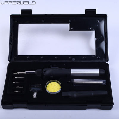 Kit multifuncional de solda de ferro com butano Estação de auto-ignição com chama ajustável